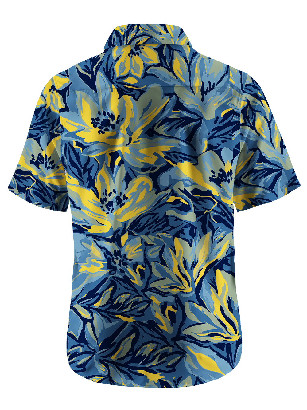 Orionride Floral Doodles Zipper Pockets Ultra Lightweight Short Sleeves Gravel Shirt