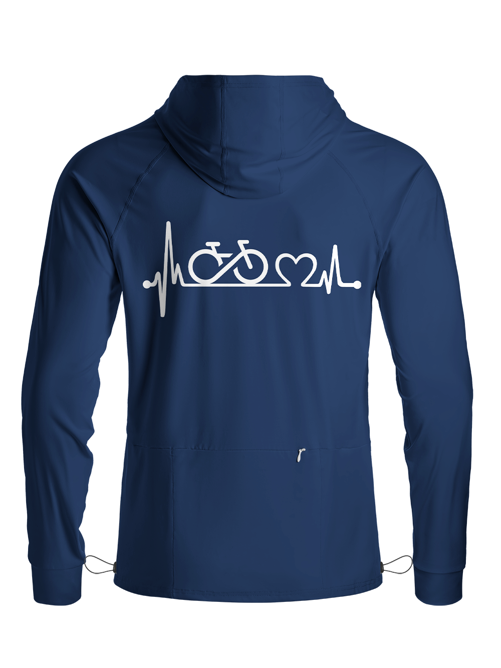 Orionride Bike Heartbeat Long Sleeve Cycling Hoodie Shirt