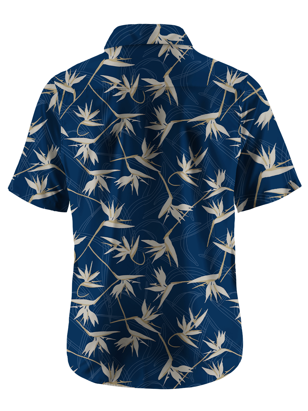 Orionride Birds of Paradise Zipper Pockets Ultra Lightweight Short Sleeves Gravel Shirt