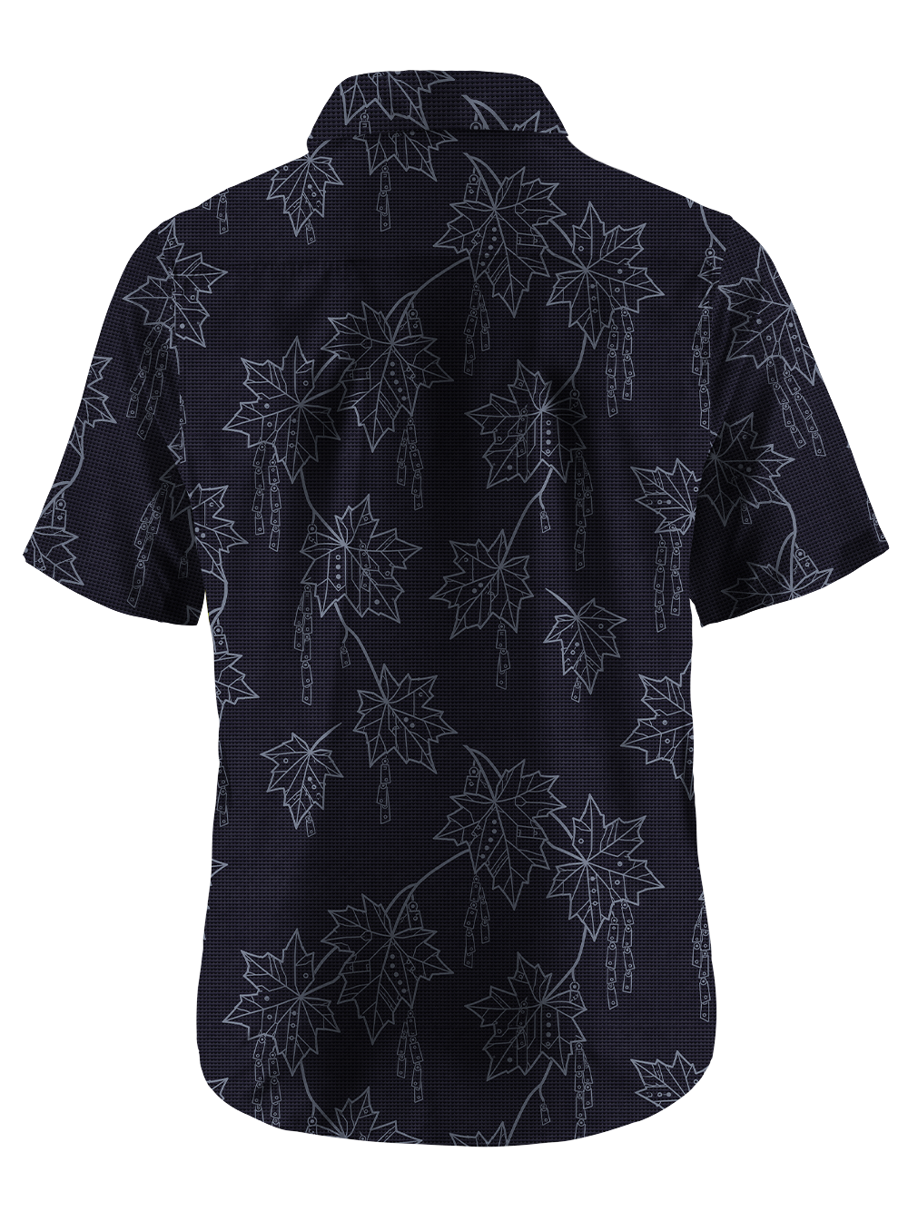 Orionride Chain Maple Zipper Pockets Ultra Lightweight Short Sleeves Gravel Shirt