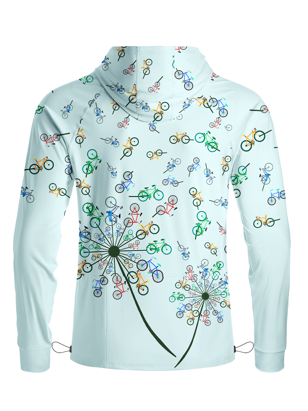 Orionride Dandelion Bike Long Sleeve Cycling Hoodie Shirt
