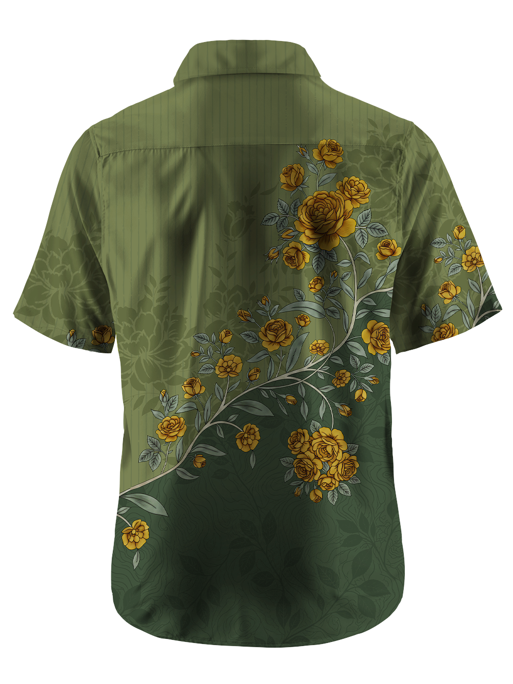 Orionride Gold Rose Shadow Zipper Pockets Ultra Lightweight Short Sleeves Gravel Shirt