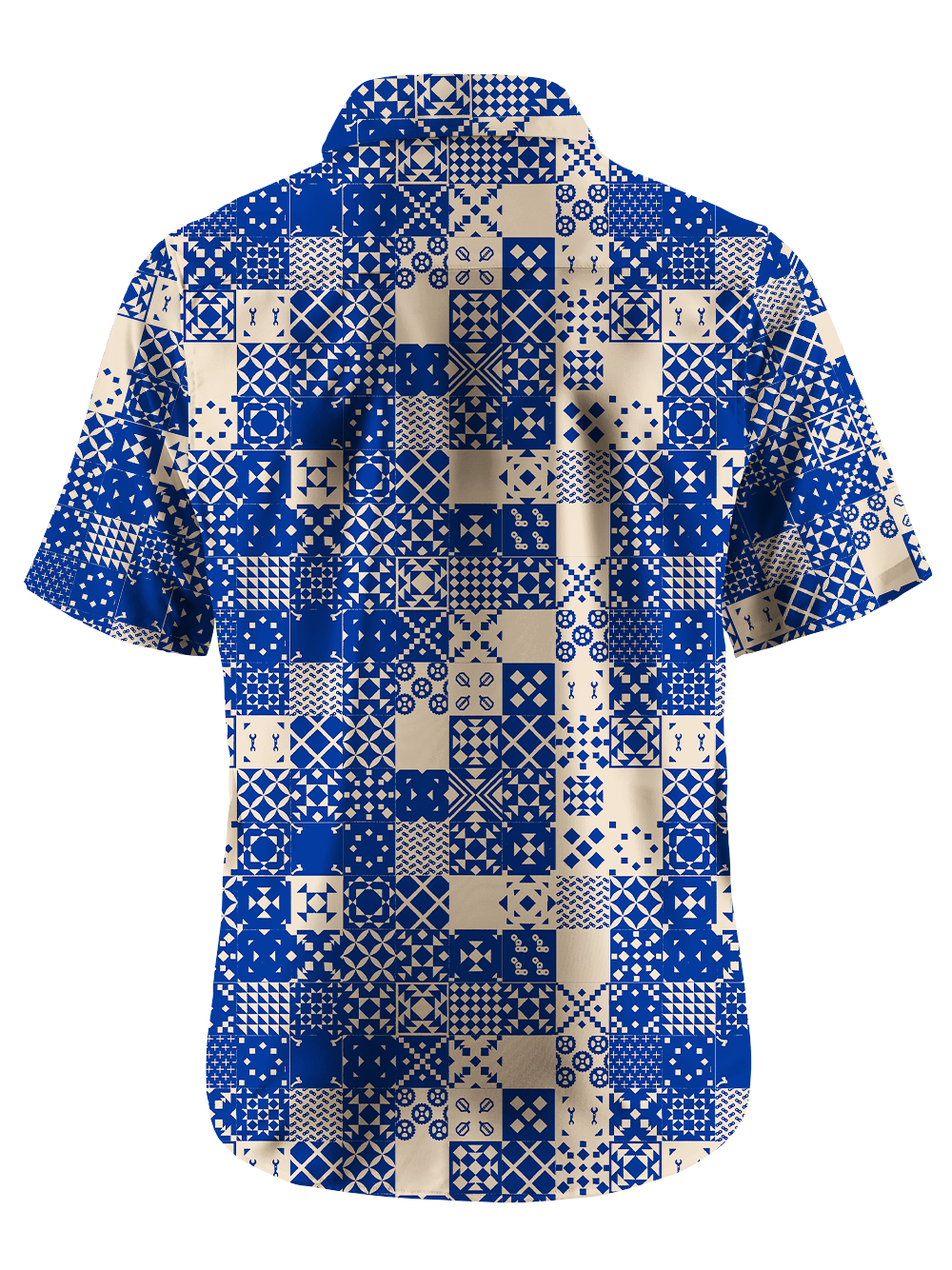 Orionride Pattern Code Zipper Pockets Ultra Lightweight Short Sleeves Gravel Shirt