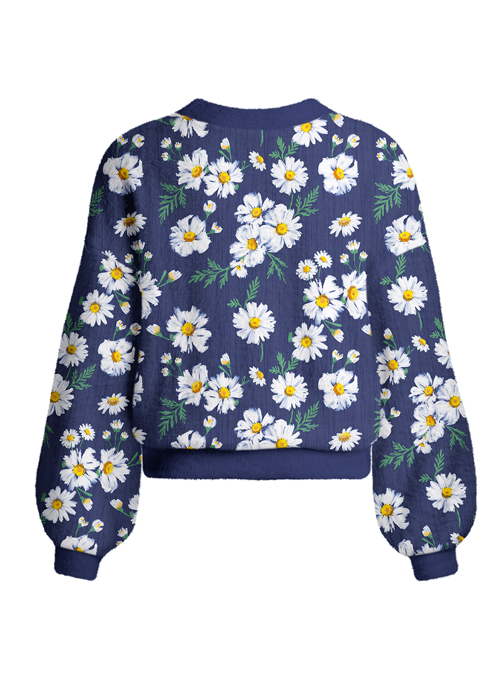 Orionride Lucky Daisy Women's Fuzzy Knit Cardigan