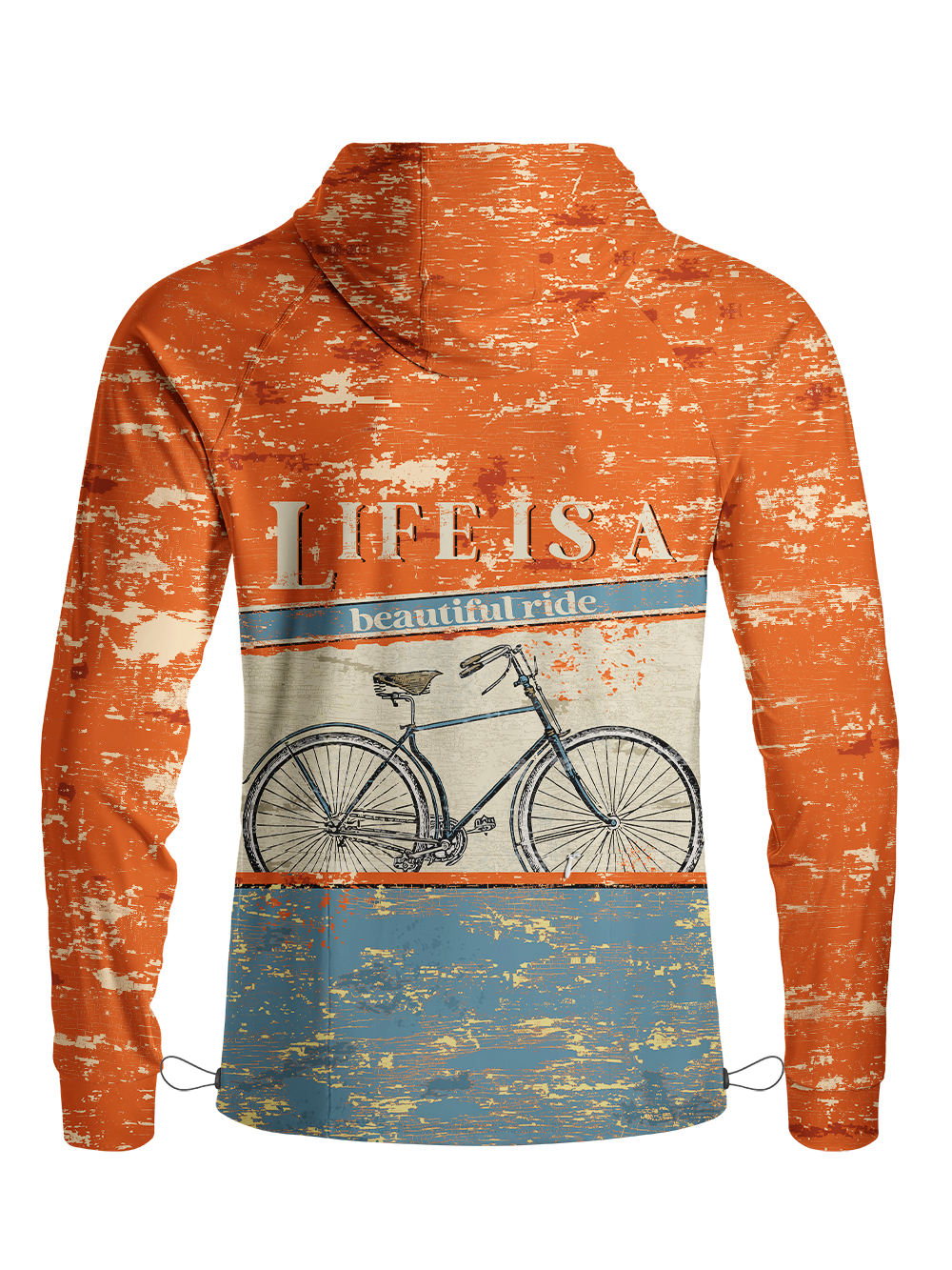 Orionride Beautiful Ride Long Sleeve Cycling Hoodie Shirt