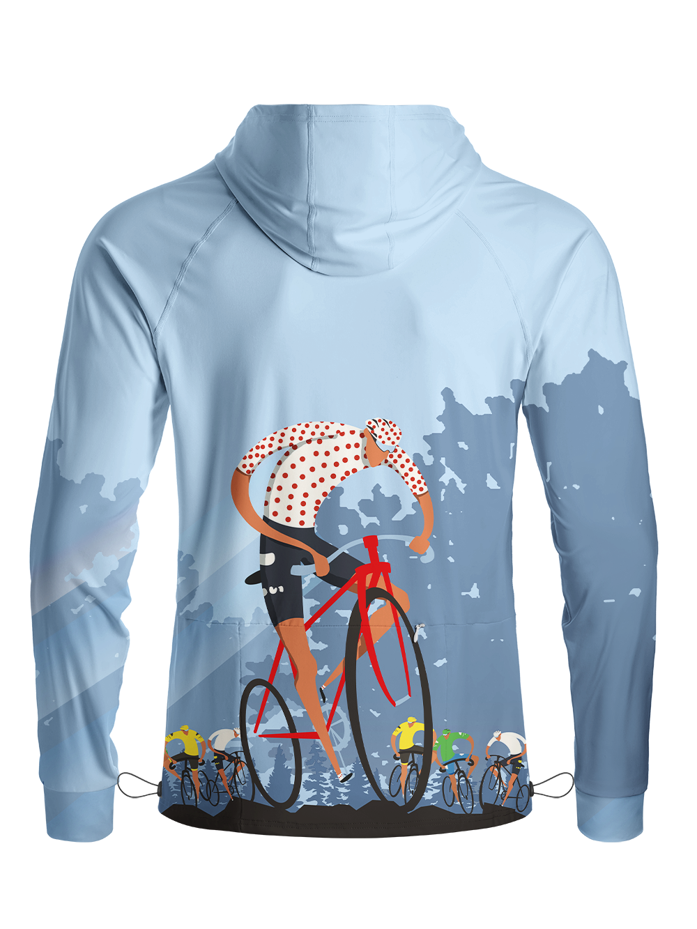 Orionride Passionate Team Long Sleeve Cycling Hoodie Shirt