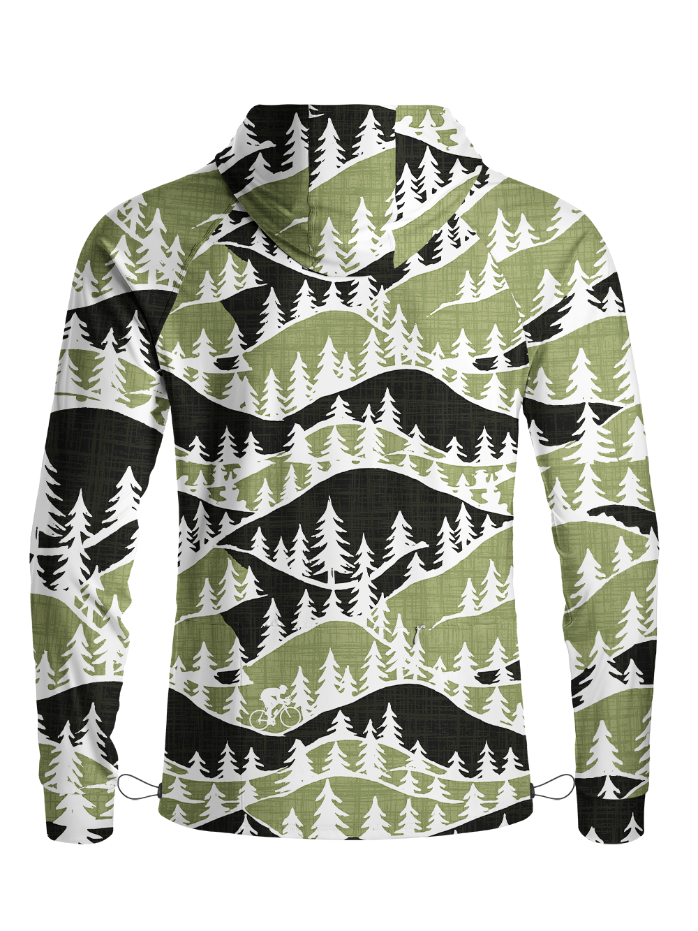 Orionride Forest Ride Long Sleeve Cycling Hoodie Shirt