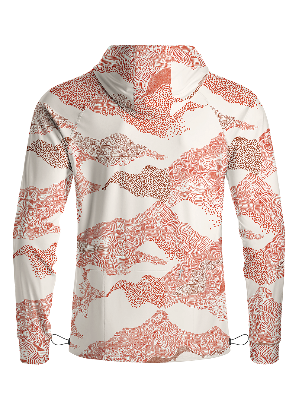 Orionride Line Terrain Long Sleeve Cycling Hoodie Shirt