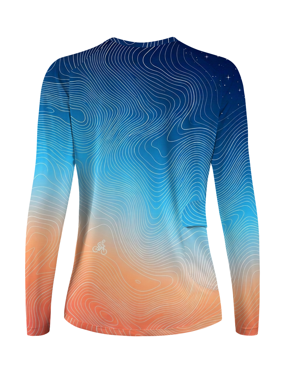 Orionride Gradient Contours Women's Quick Dry Downhill Jersey