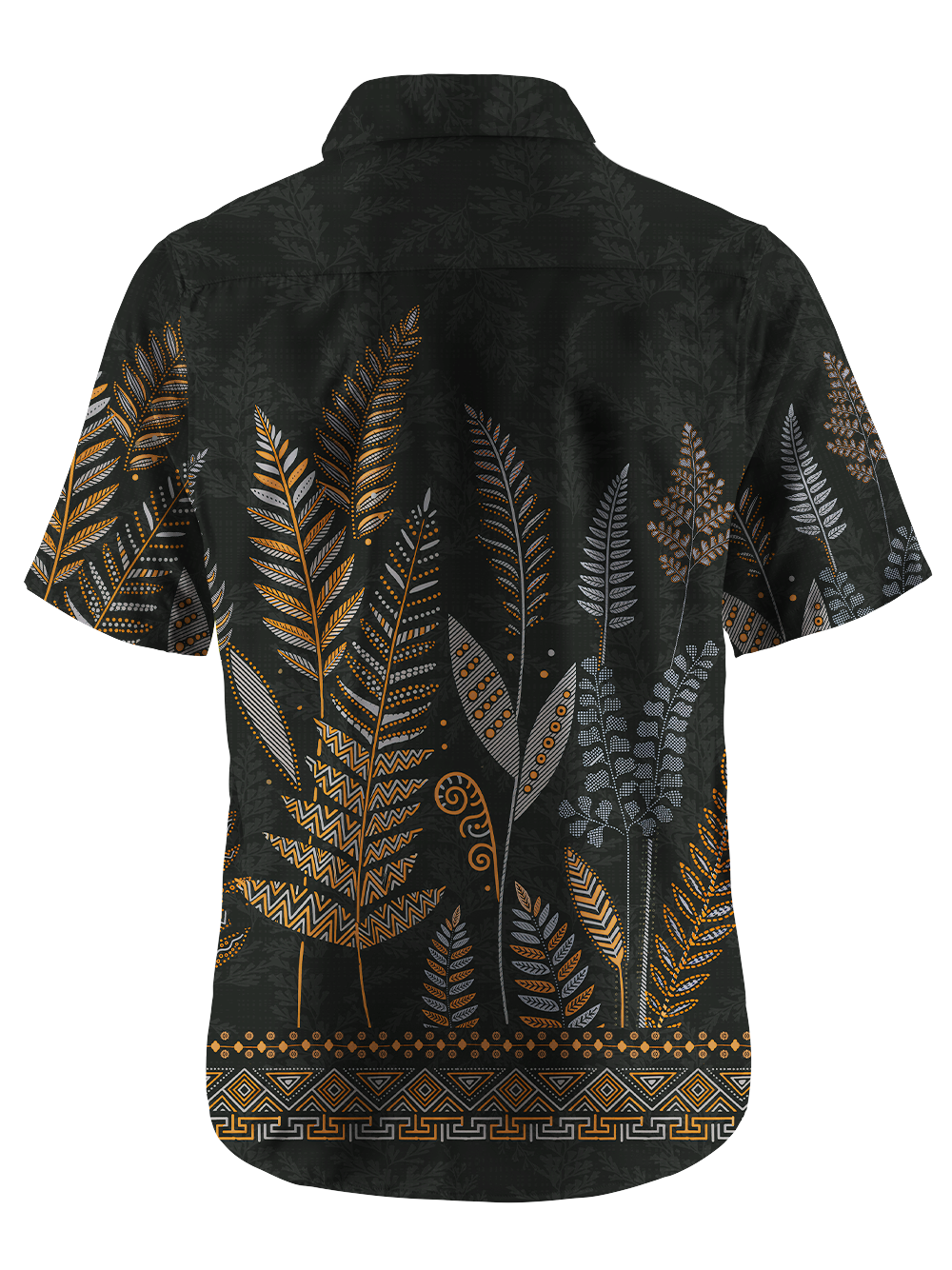 Orionride Night Fern Weave Zipper Pockets Ultra Lightweight Short Sleeves Gravel Shirt