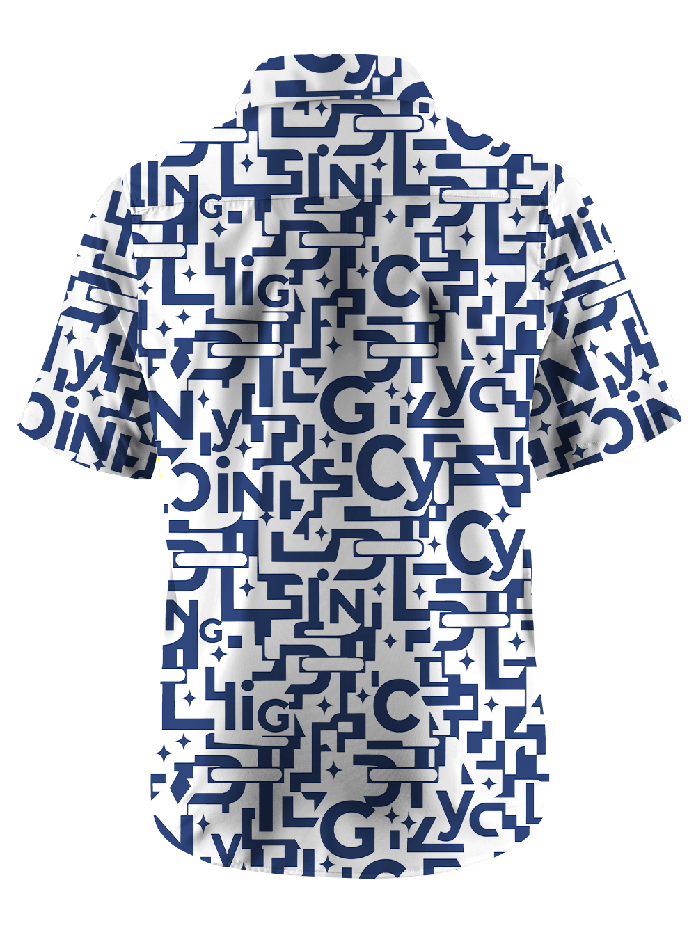 Orionride Stacked Letters Zipper Pockets Ultra Lightweight Short Sleeves Gravel Shirt