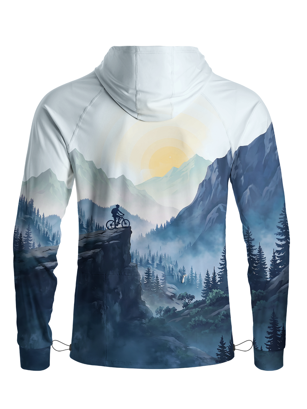 Orionride Cliff Ride Long Sleeve Cycling Hoodie Shirt