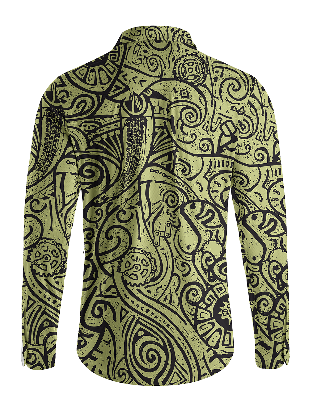 Orionride Vine Mark Men's Stretchy Breathable Long Sleeve Gravel Shirt