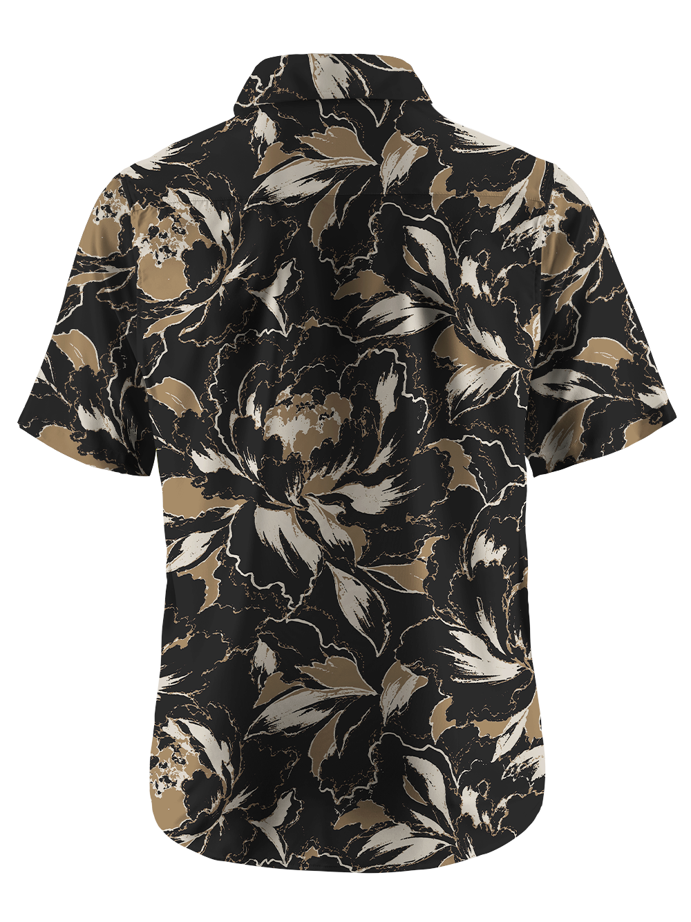 Orionride Ethereal Peony Zipper Pockets Ultra Lightweight Short Sleeves Gravel Shirt