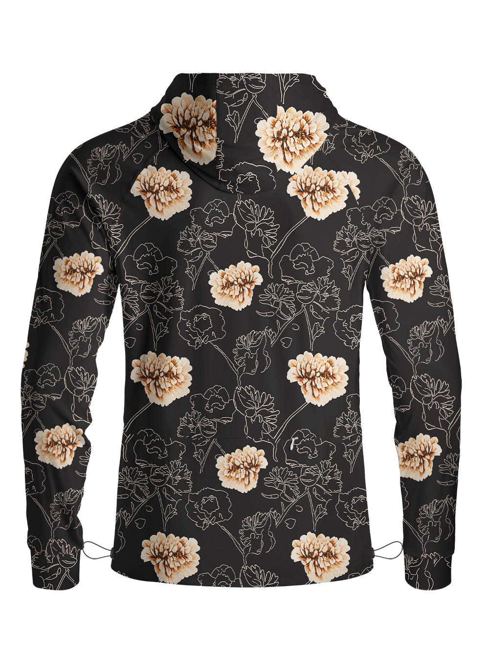 Orionride Pure Flowers Long Sleeve Cycling Hoodie Shirt