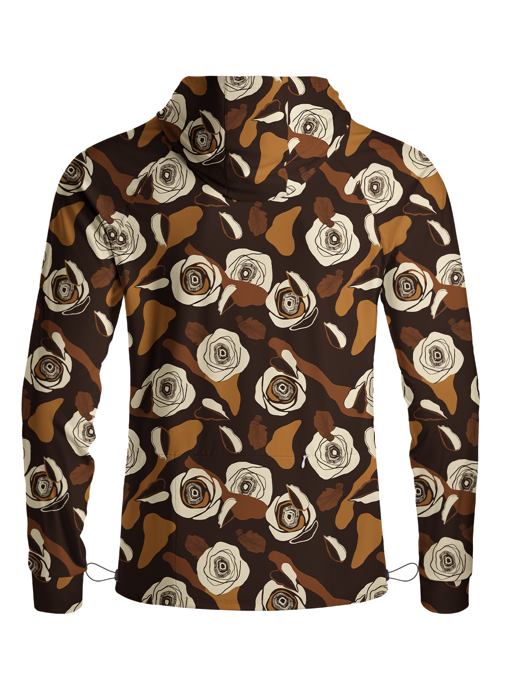 Orionride Abstract Garden Long Sleeve Cycling Hoodie Shirt