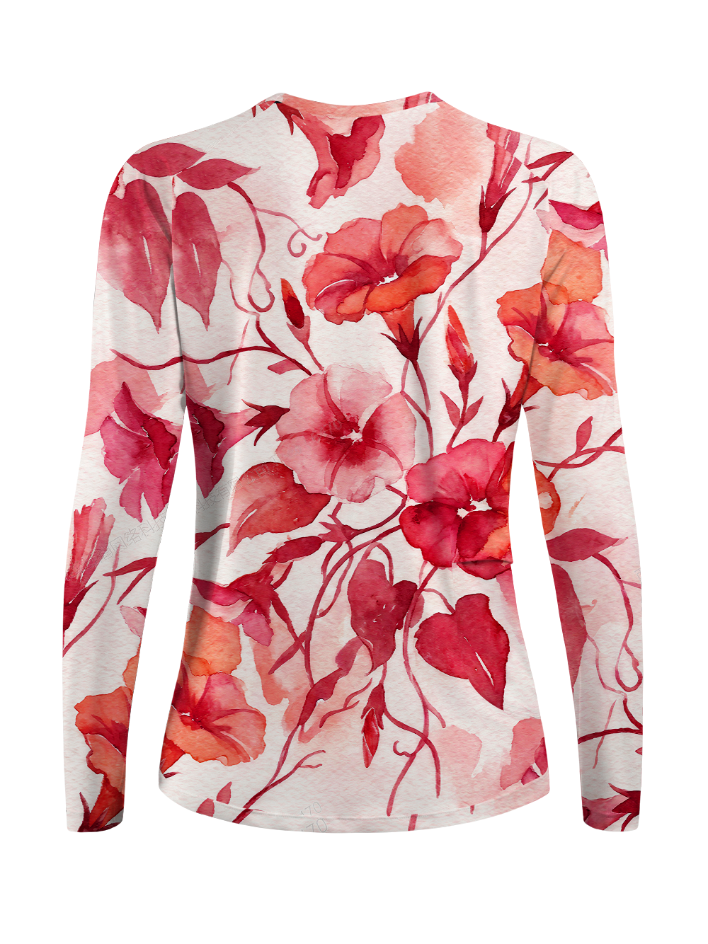 Orionride Pink Vine Flower Women's Quick Dry Downhill Jersey