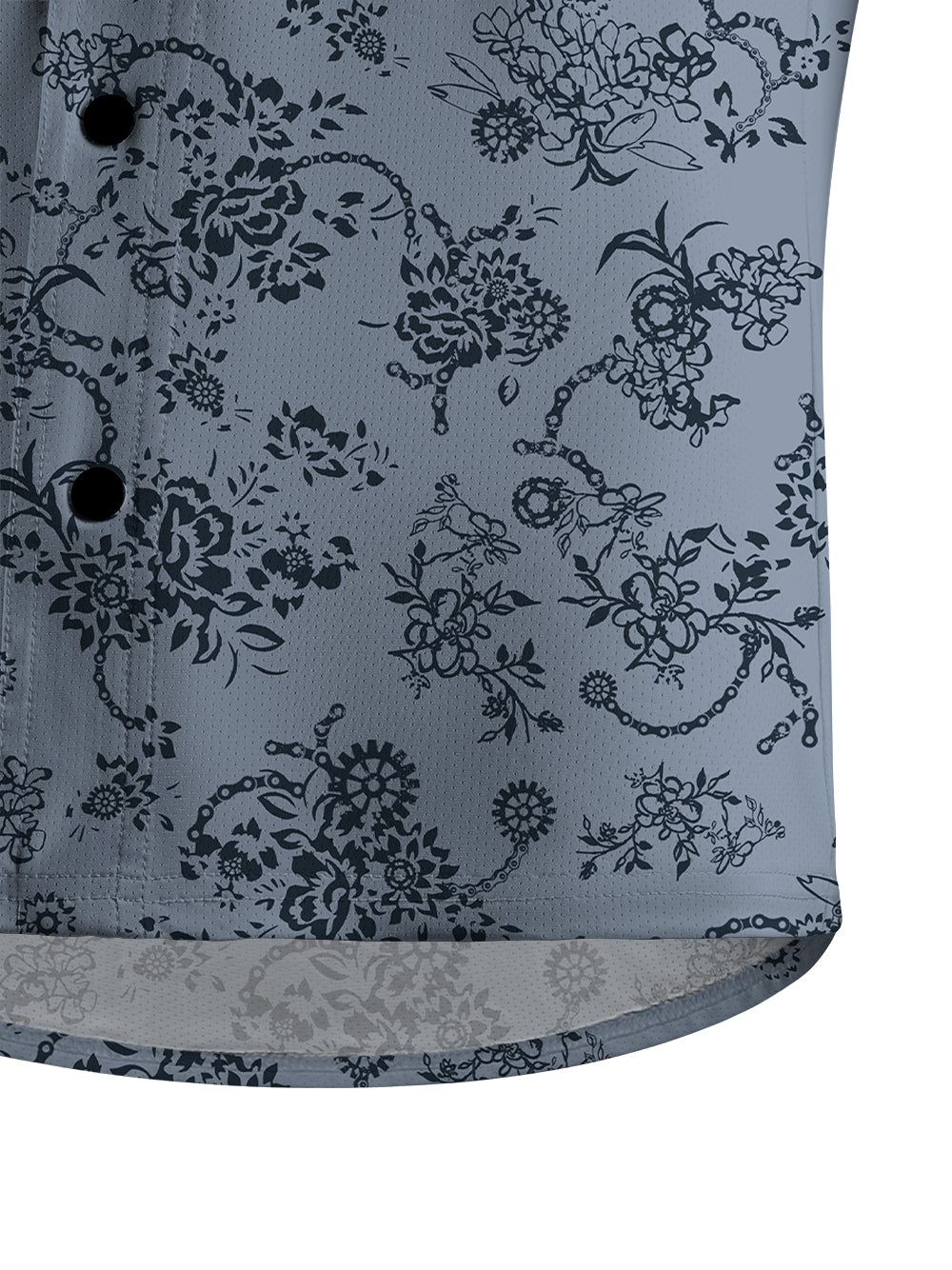 Orionride Mechanical Chain Flower Men's Stretchy Breathable Long Sleeve Gravel Shirt