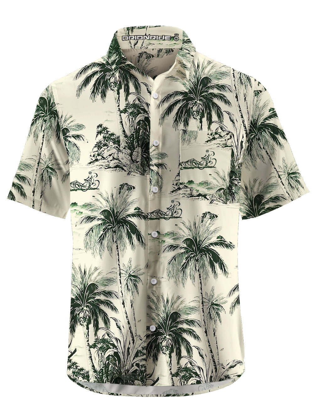 Orionride Island Bicycles Ultra Lightweight Short Sleeves Hawaiian shirt