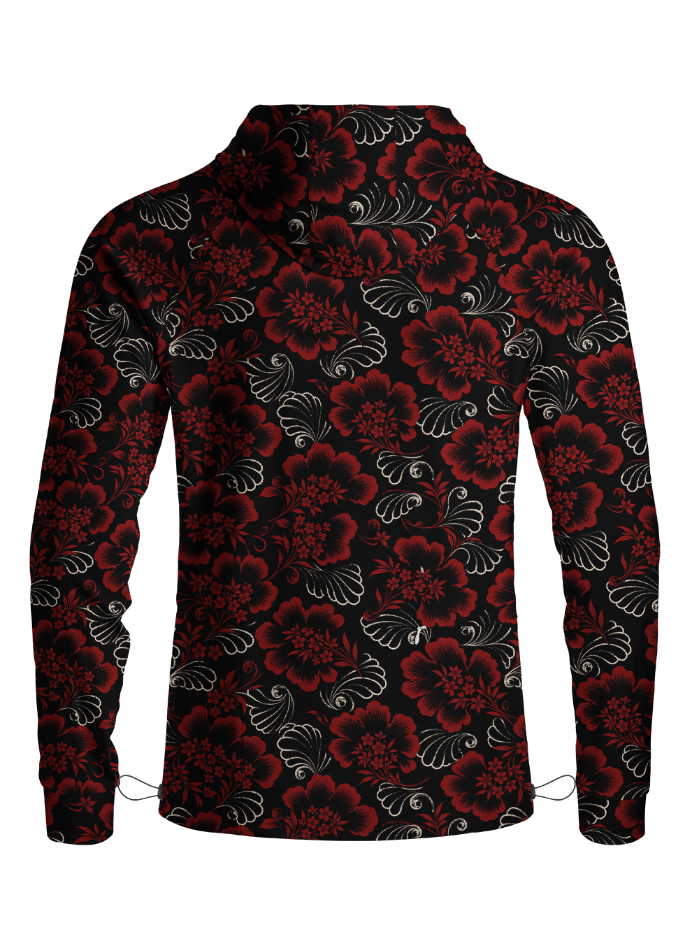 Orionride Floral Cadence Long Sleeve Cycling Hoodie Shirt