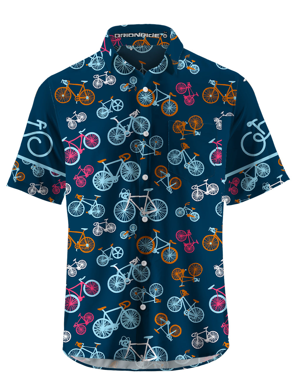 Orionride Phantom Bike Zipper Pockets Ultra Lightweight Short Sleeves Gravel Shirt