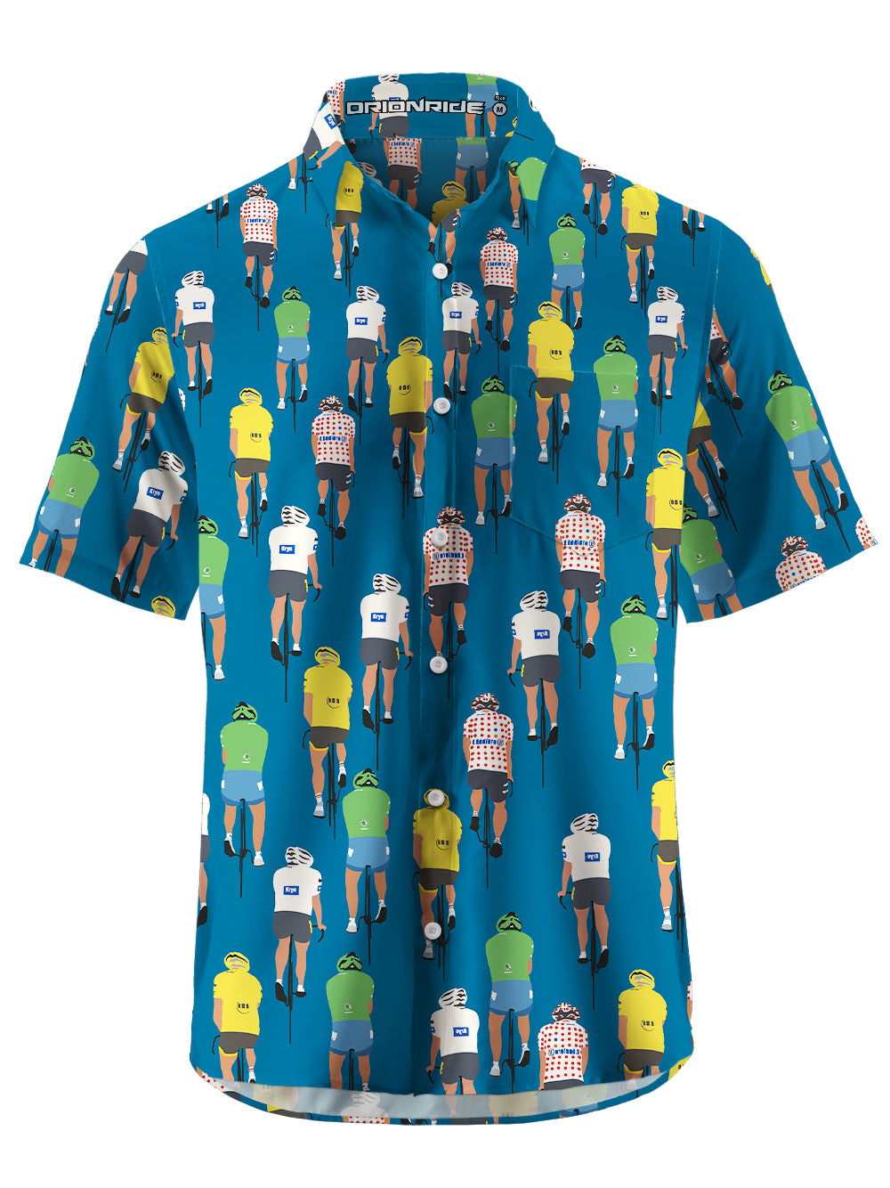 Orionride Champion Journey Zipper Pockets Ultra Lightweight Short Sleeves Gravel Shirt