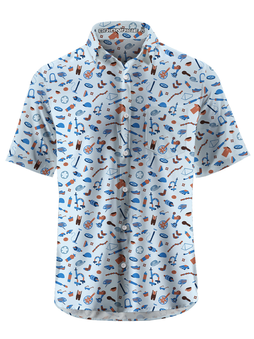 Orionride Mini Parts Pockets Ultra Lightweight Short Sleeves Gravel Shirt