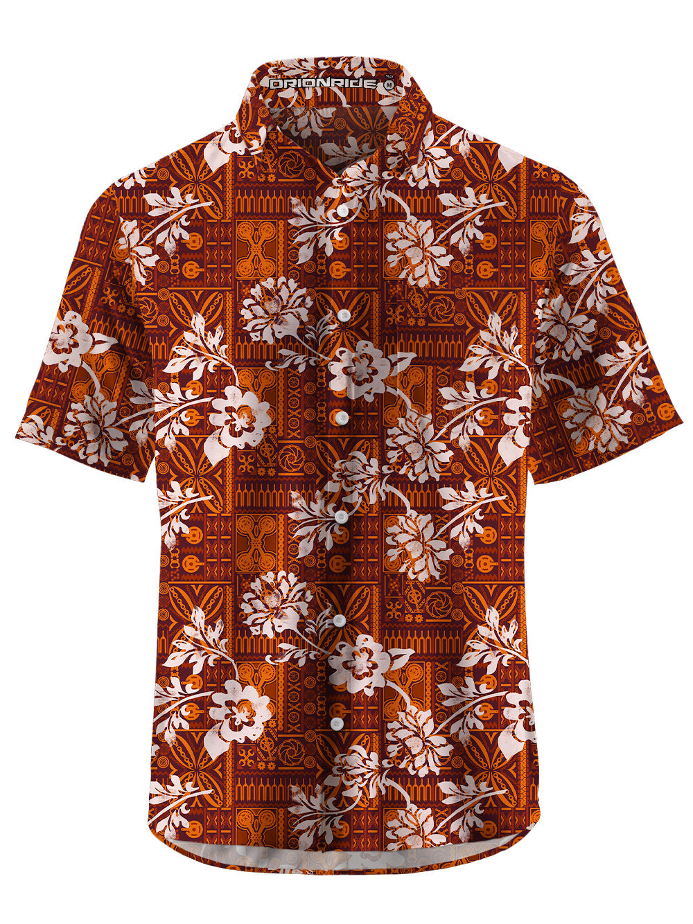 Orionride Fragrant Hibiscus Ultra Lightweight Short Sleeves Hawaiian shirt