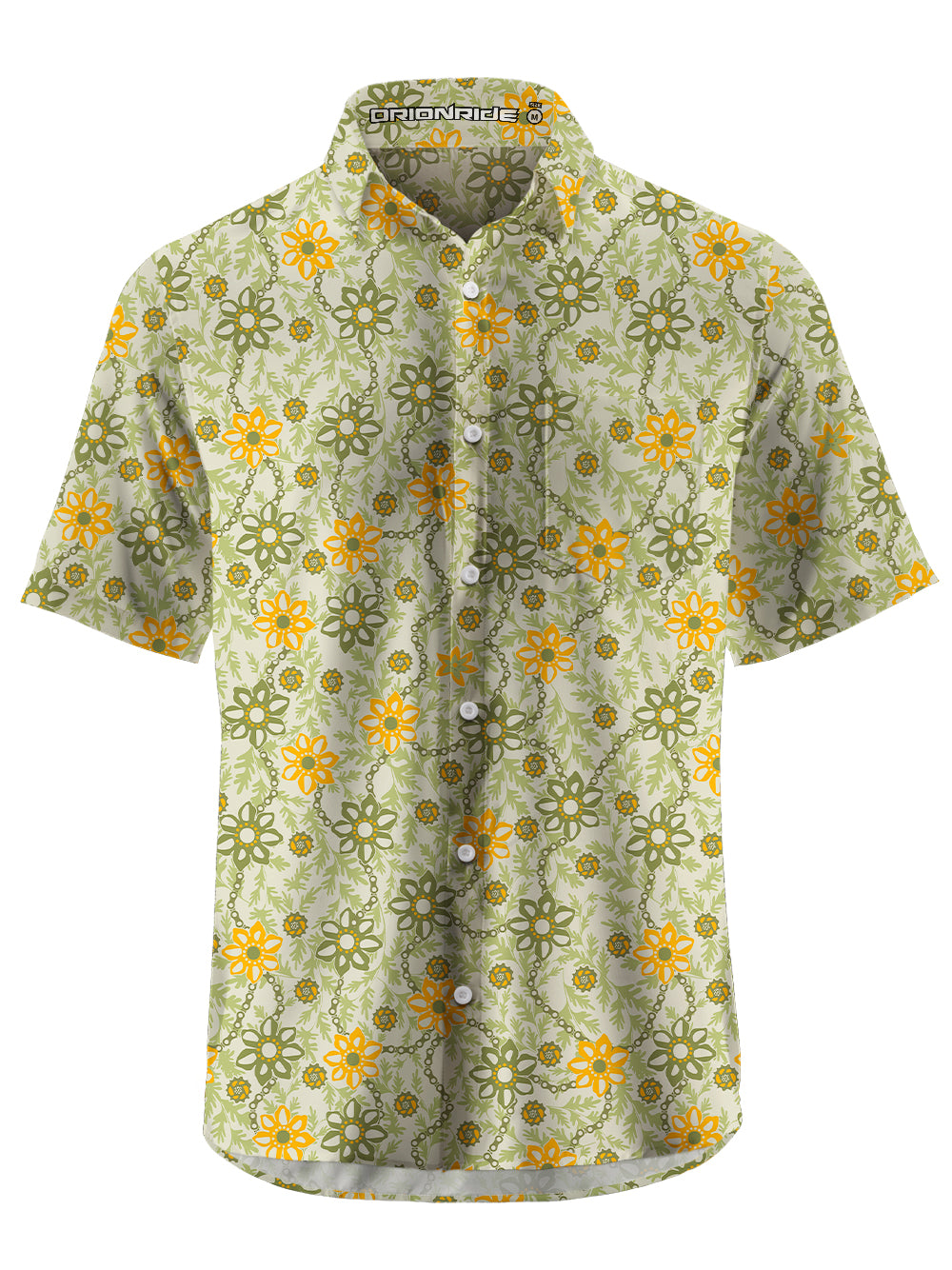 Orionride Chain Garden Zipper Pockets Ultra Lightweight Short Sleeves Gravel Shirt