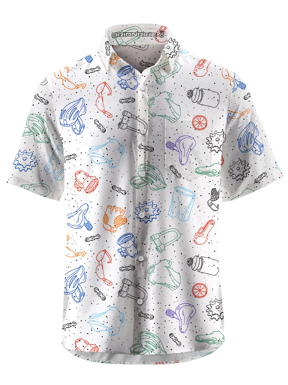 Orionride Exotic Equipment Zipper Pockets Ultra Lightweight Short Sleeves Gravel Shirt