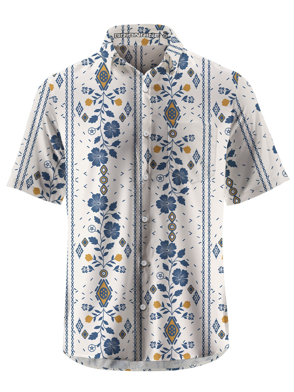 Orionride Gear Mural Zipper Pockets Ultra Lightweight Short Sleeves Gravel Shirt