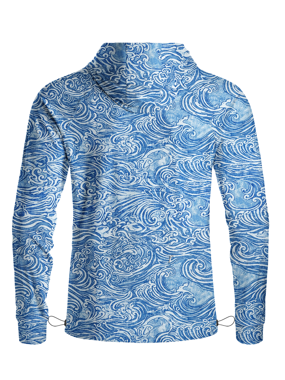 Orionride Passionate Waves Long Sleeve Cycling Hoodie Shirt
