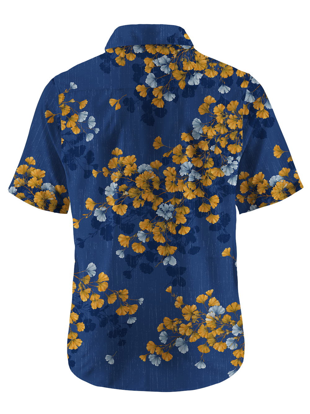 Orionride Ginkgo Rhythm Zipper Pockets Ultra Lightweight Short Sleeves Gravel Shirt