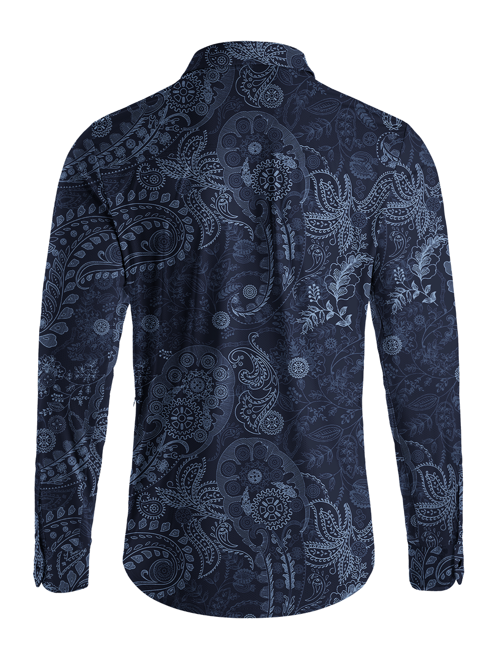 Orionride Gear Cashew Stamen Men's Stretchy Breathable Long Sleeve Gravel Shirt