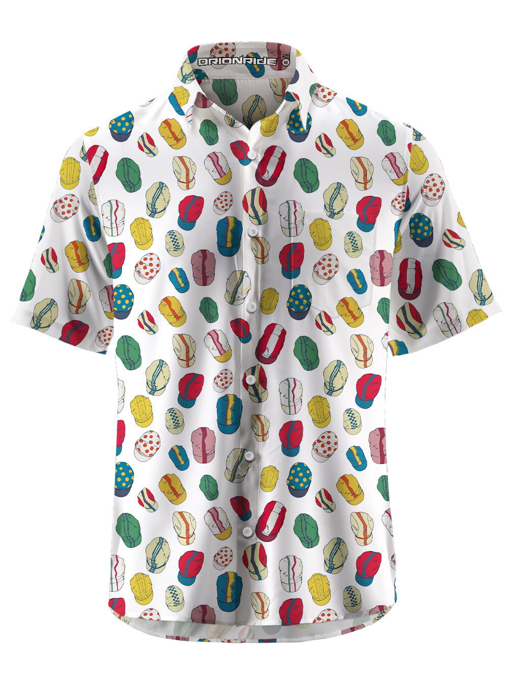 Orionride Champions Tour Zipper Pockets Ultra Lightweight Short Sleeves Gravel Shirt