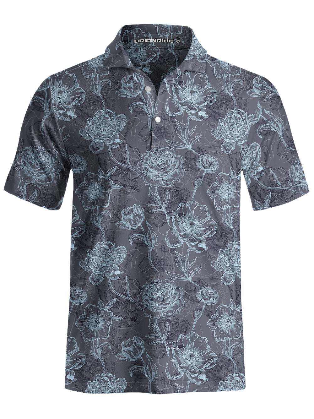 Orionride Botanical Sketch Men's Polo Shirt