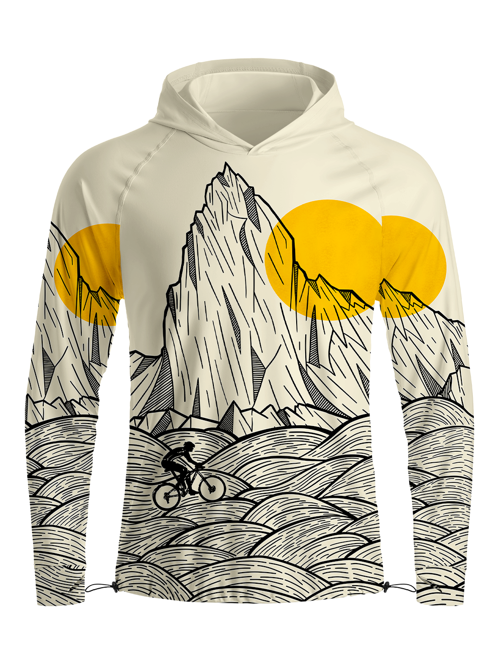 Orionride Outdoor Adventures Long Sleeve Cycling Hoodie Shirt