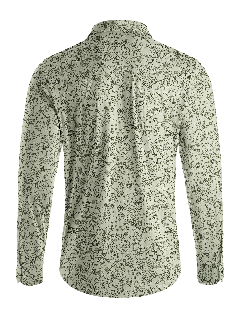 Orionride Flower Balls Formed A Cluster Men's Stretchy Breathable Long Sleeve Gravel Shirt