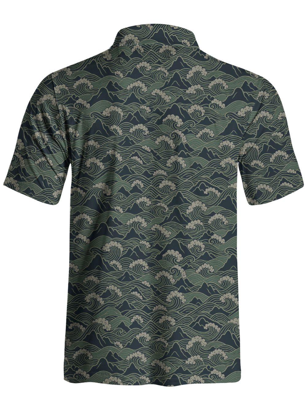 Orionride Mountain Wave Weave Men's Polo Shirt
