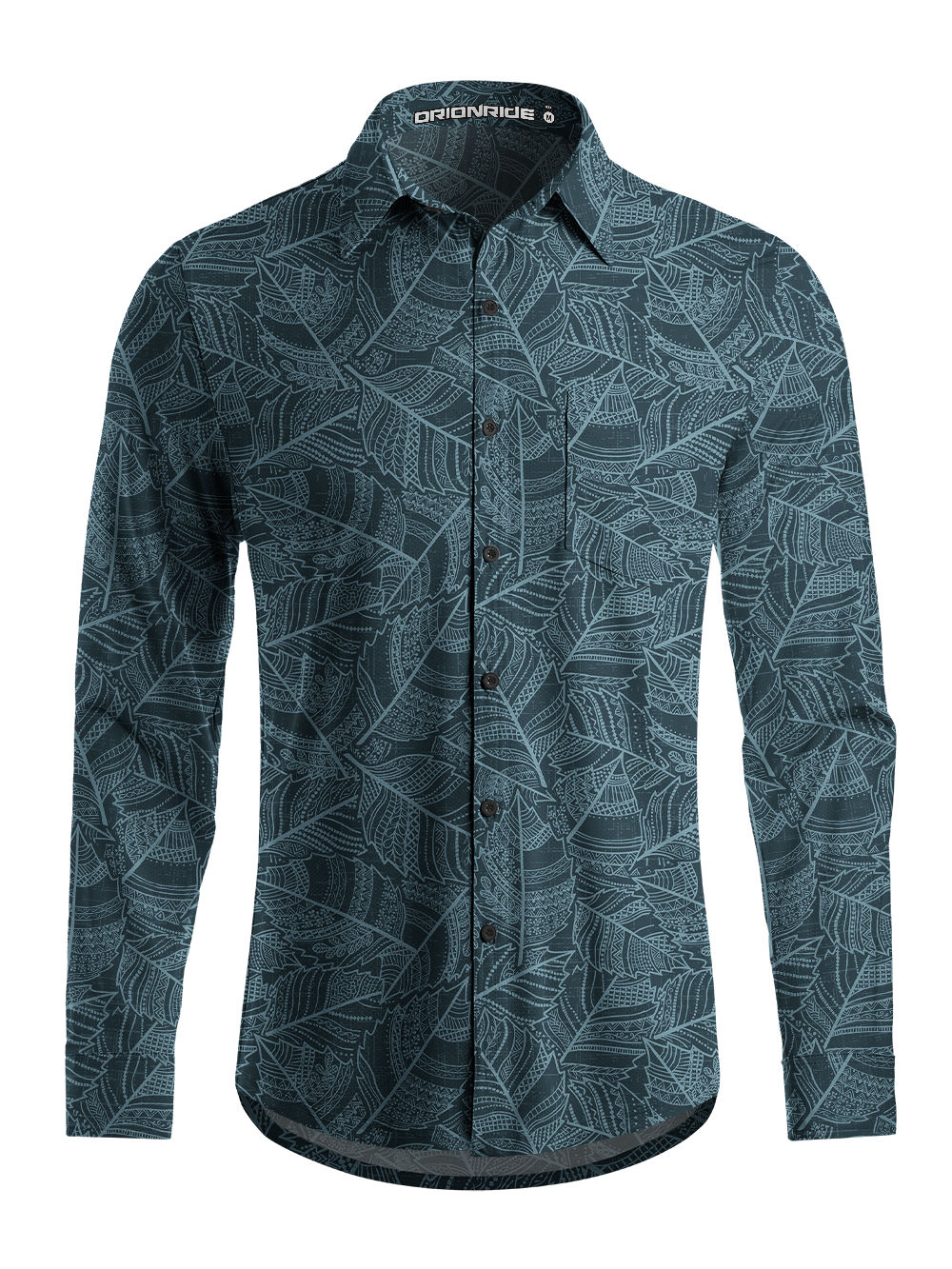 Orionride Vital Veins Men's Stretchy Breathable Long Sleeve Gravel Shirt