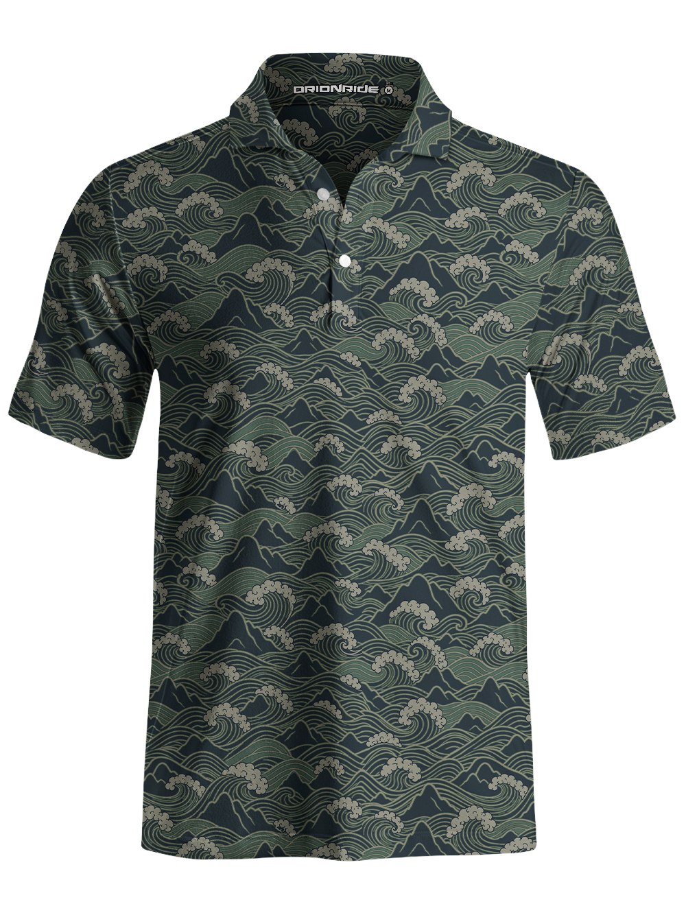 Orionride Mountain Wave Weave Men's Polo Shirt