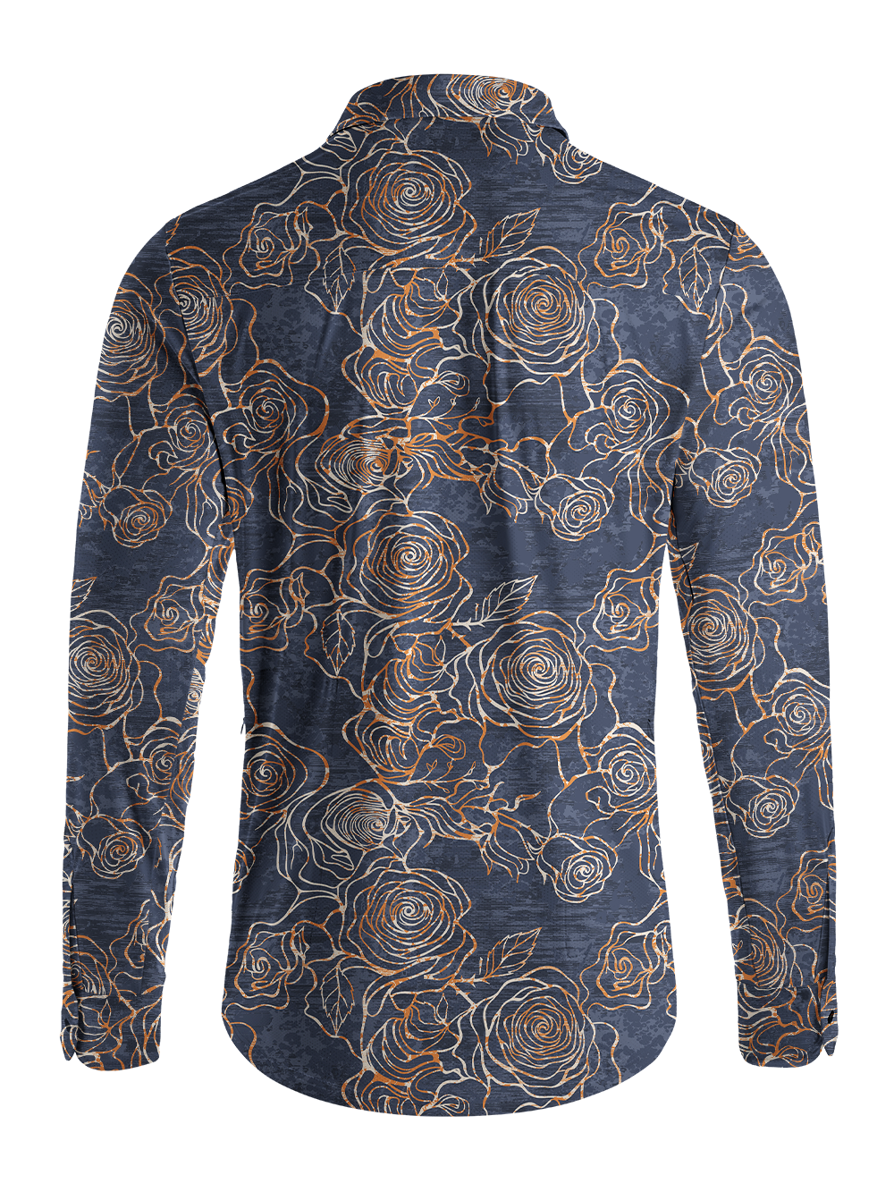 Orionride Mysterious Rose Men's Stretchy Breathable Long Sleeve Gravel Shirt