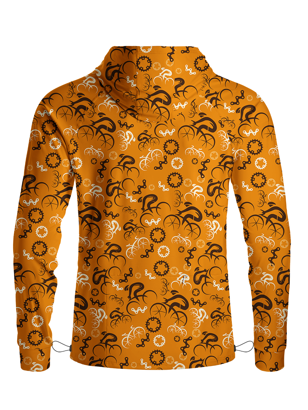 Orionride Abstract Cyclist Long Sleeve Cycling Hoodie Shirt