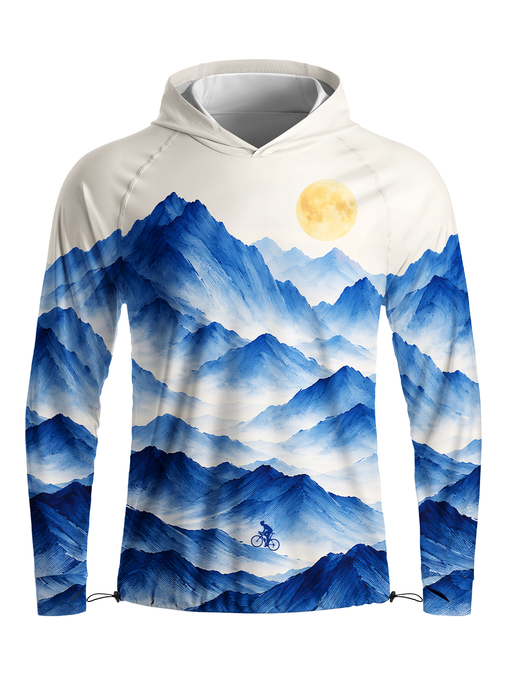 Orionride Solar Ascent  Long Sleeve Cycling Hoodie Shirt