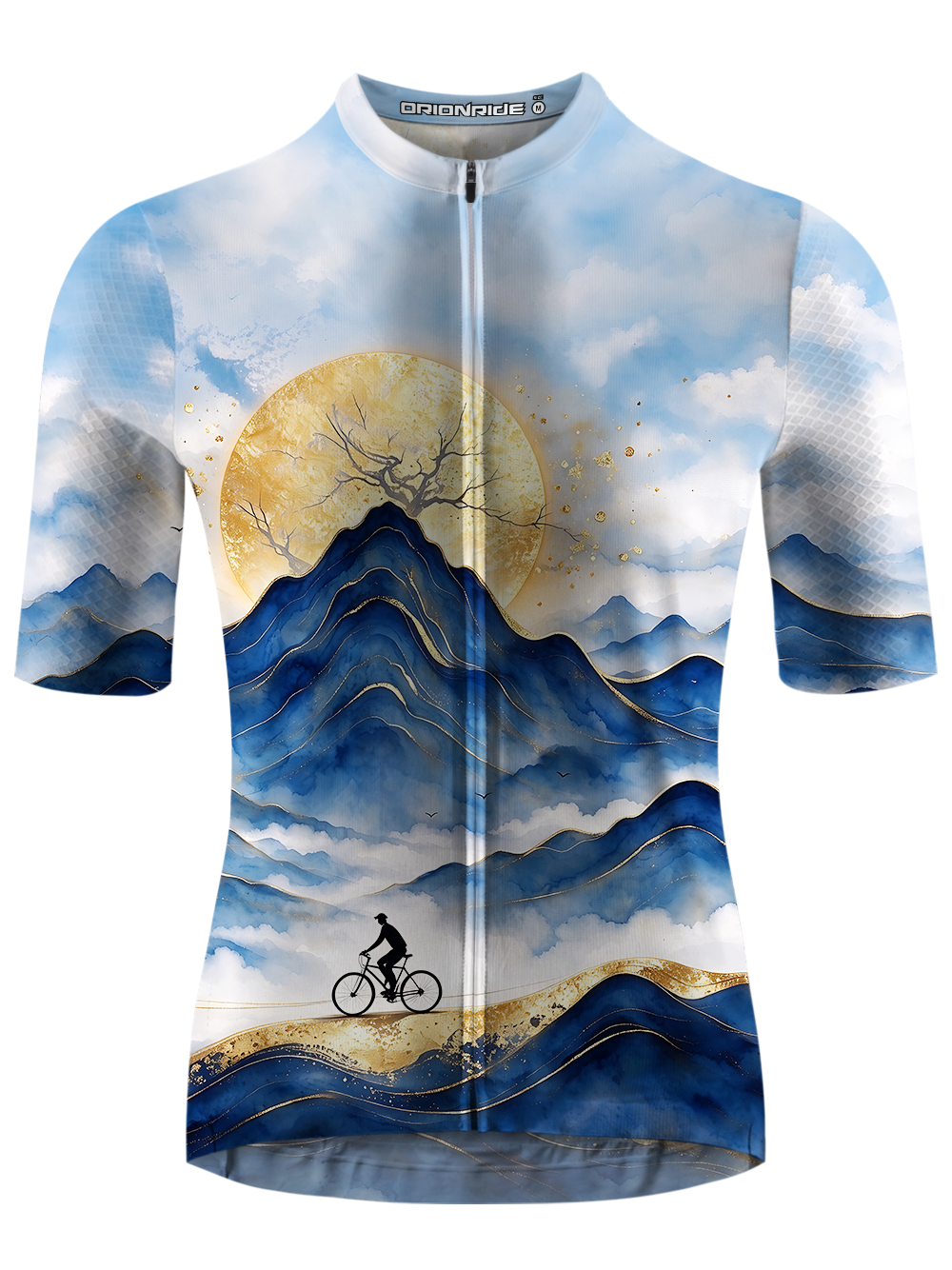 Orionride Watercolor Wanderer Short Sleeves Cycling Jersey