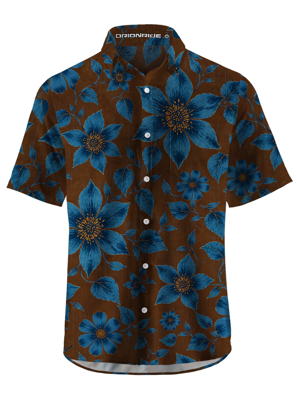 Orionride Shadow Botanica  Zipper Pockets Ultra Lightweight Short Sleeves Gravel Shirt