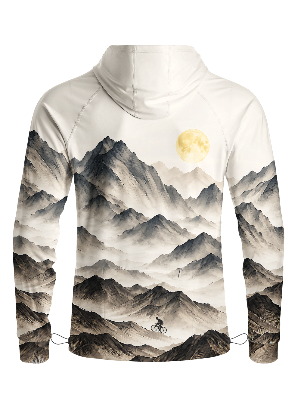 Orionride Solar Ascent  Long Sleeve Cycling Hoodie Shirt