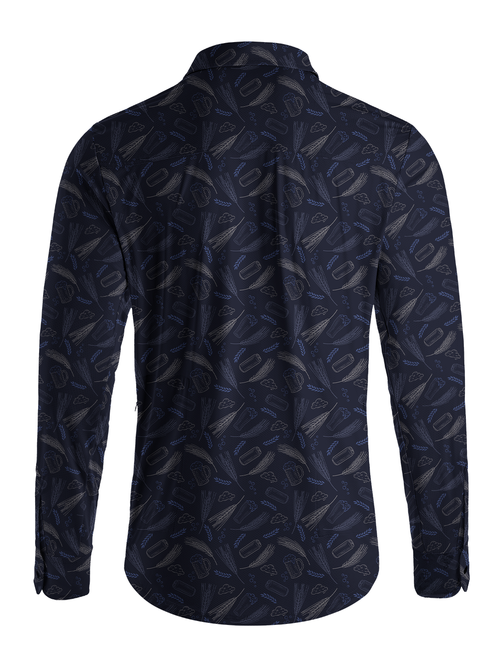 Orionride Night Brew Men's Stretchy Breathable Long Sleeve Gravel Shirt