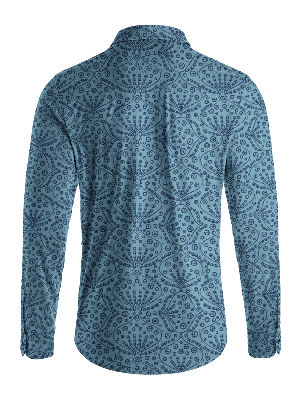 Orionride Mechanical Elegance Men's Stretchy Breathable Long Sleeve Gravel Shirt