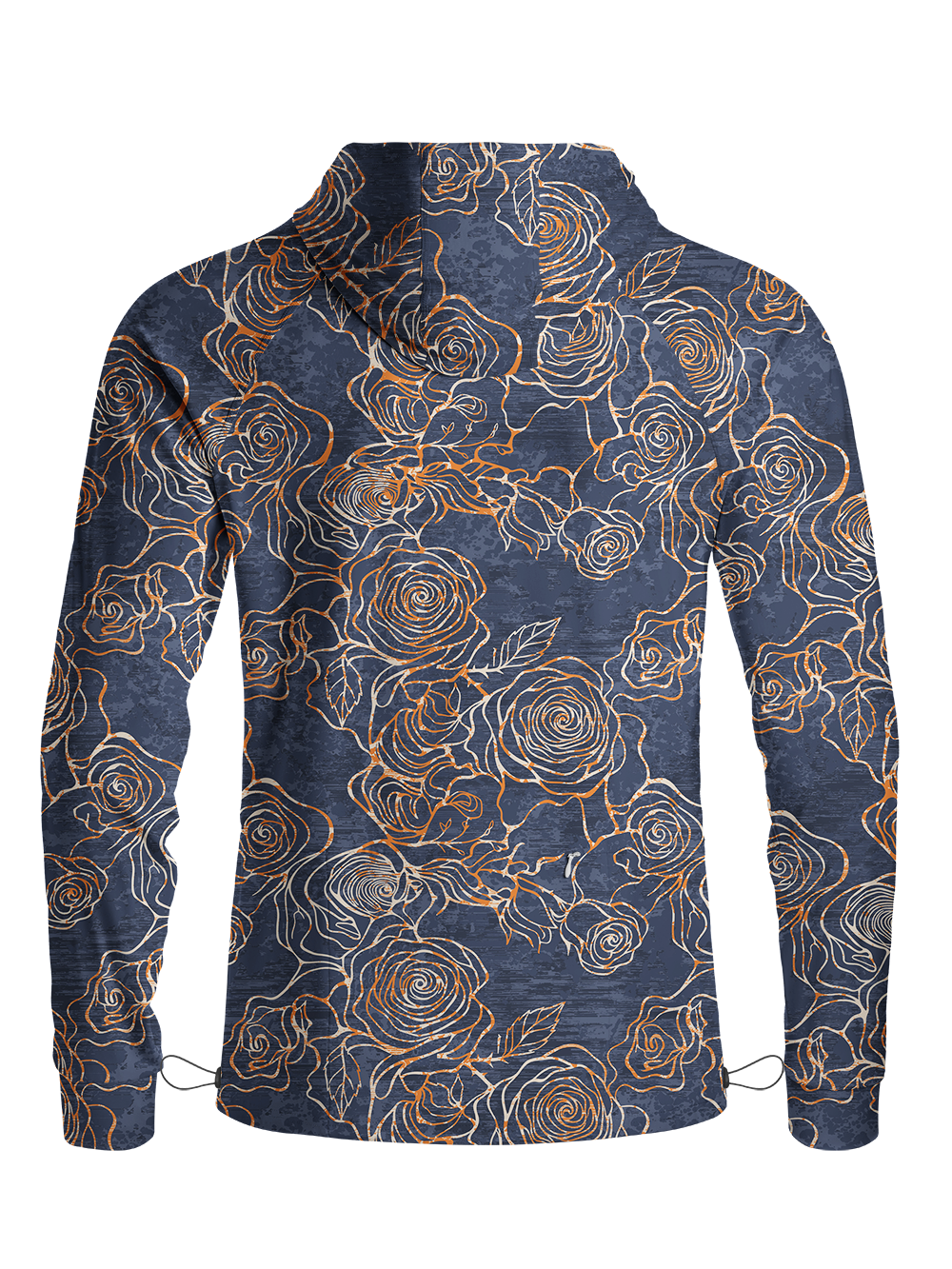 Orionride Mysterious Rose Long Sleeve Cycling Hoodie Shirt